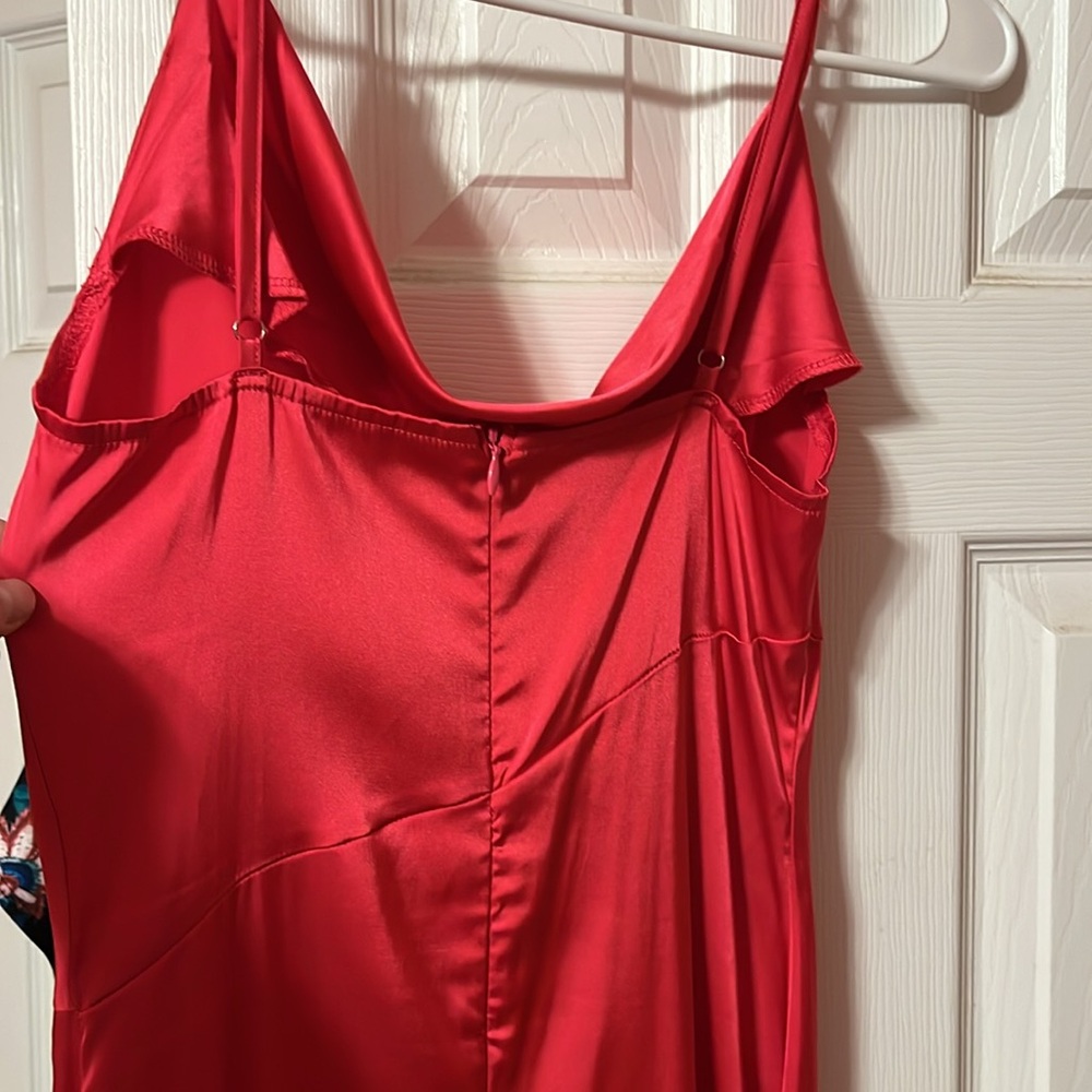 Pink Satin Dress 💕🎀 - Picture 6 of 7